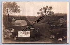 K56/ Frankfort Indiana RPPC Postcard c10 Schlosser Bros Creamery Delivery 231 picture