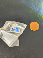 Vintage CBS Sports Lapel Pin - New Sealed Factory Baggie Retro Memorabilia picture