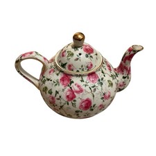 Gorgeous Formalities by Baum Bros Vintage Floral Teapot In Perfect Condition EUC picture
