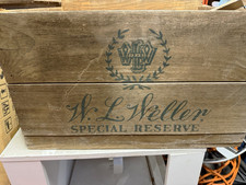 Rare W.L. Weller Special Reserve Wooden Crate Distillery Advertising Box w/ Logo picture