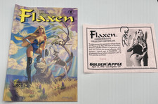 Flaxen #1 Golden Apple Comics Signed Susie Owens COA Steven Rude Cover picture
