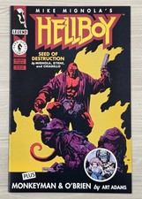 Hellboy: Seed of Destruction #1 Dark Horse Comics 1994, 1st solo Hellboy in FN+ picture