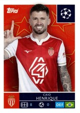 TOPPS CHAMPIONS LEAGUE 2025-26 2026 N.73 Caio Henrique AS Monaco picture