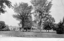 c1905 Bradford Pennsylvania Residence Collins Private Mailing Postcard 25-6310 picture