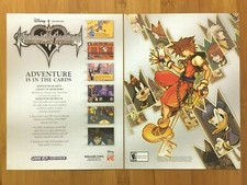 Kingdom Hearts: Chain of Memories GBA 2004 Print Ad/Poster Original Official Art picture