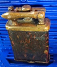 rare vintage Art Deco Fay lift arm red mottled Bakelite brass lighter 1920-1930 picture