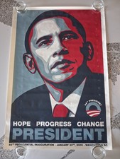 PRESIDENT BARACK OBAMA PRESIDENT 56TH PRESIDENTIAL INANUGURATION POSTER picture
