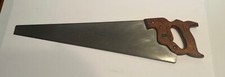 VINTAGE Disston Hand Saw 23 10 Point Crosscut Chrome Nickel Alloy 26