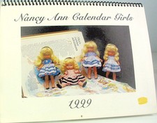 NEAR MINT - UNUSED..1999 NANCY ANN STORYBOOKS CALENDAR GIRLS picture