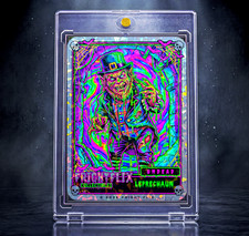 Fright Flix - Leprechaun *UNDEAD* Holo Card Fan Made Print *MINT* Signed picture