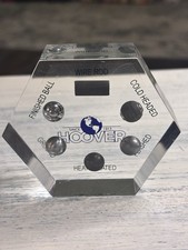 VTG Hoover Ball Bearing Co Lucite Paperweight Manufacturing Process Display picture