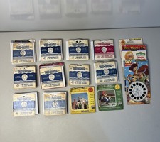208 Vintage View-Master Reels Lot Disney Cartoons Travel Religious ~ TITLE LIST picture