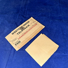 Antique Dorothy Rees 1924 Received On Walnut St. Muncie, IN Telegram In Envelope picture