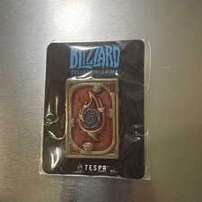 Blizzard Pins TESPA Hearthstone Dalaran Flame Card Back Pin picture