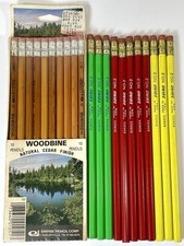Vintage Pencil Lot Empire Woodbine Cedar Finish Zayre Dept. Store No. 2 Pencils picture