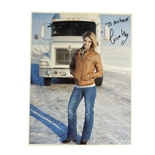 Lisa Kelly Signed Autograph 8.5x11 Photo ICE ROAD TRUCKERS History Channel RARE picture