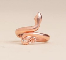 Isha Life Consecrated Copper Ring Sarpa Sutra Snake Rings Large Size picture
