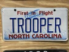 Vintage North Carolina  Vanity License Plate 