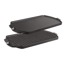 Lodge Seasoned Cast Iron Reversible Grill Griddle Double Sided FREESHIP picture