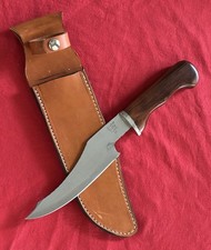 CUSTOM BOWIE - VINTAGE ESTATE SALE 13.5” UNIQUE DESIGN - NEW SHEATH picture