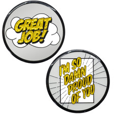 GG-020 Great Job I'm so damn proud of you collectible challenge coin accomplishm picture