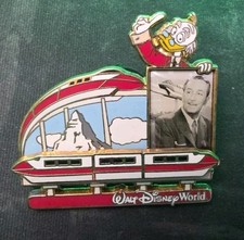 WDW Walt's Legacy Collection Prof Ludwig Von Drake Monorail Disney Pin 42010 picture