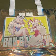 hololive Fuwamoco Bunny Tote Bag by Robotcat RARE Mococo Fuwawa Abyssgard picture