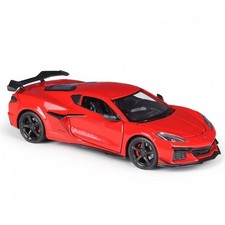 1:24 2023 Chevrolet Corvette Z06 Red Diecast Alloy Car Model Collectible Display picture
