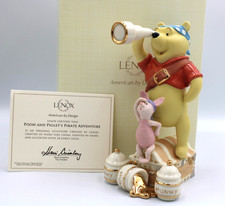Lenox Disney Pooh and Piglet's Pirate Adventure NEW COA READ DESCRIPTION picture