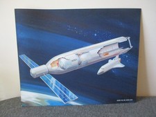 NASA GRUMMAN/MSFC CATALOGED # CONCEPT PAINTING-MANNED ORBITAL DVLPMT TANK *RARE* picture