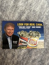 President DONALD TRUMP Rare 2001 Frito-Lay Doritos Real or 