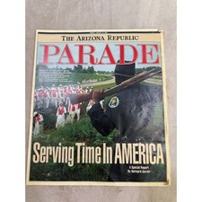 Vintage Parade Magazine August 13 1995 Serving Time In America Arizona Republic picture