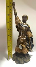 1998 Avery Creations African Legacy Maasai Warrior Figurine 8” Missing Base picture