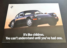 Official Porsche 911 Showroom Poster (It's like children) picture