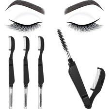 Eyelash Comb Eyebrow Comb Foldable Stainless Lash Separator Tool Eyelash picture