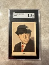 1959 Fleer The Three 3 Stooges #2 Moe SGC 1.5 FR Trading Card Rare Slab picture