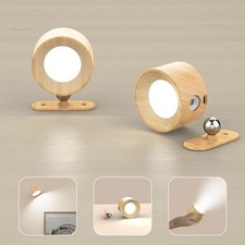 2pack Led Wall Lamps With Rechargeable Battery Operated, Wall Mounted Lights picture