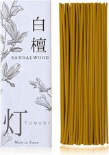 Sandalwood Premium Japanese Incense Sticks 60sticks Coreless Low Smoke...  picture