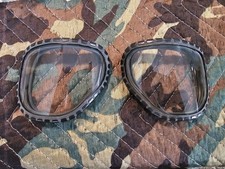 New In Plastic Bag M40 M42 Gas Mask Outsert Set CLEAR Lenses picture