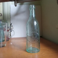 ALLENTOWN,PA F.HORLACHER 1890s PRE PRO BLOB TOP BEER BOTTLE picture