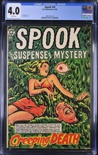SPOOK #28 - CGC 4.0 - (Star, 1954) - L.B. COLE  - Good Girl Art - WHITE pages picture