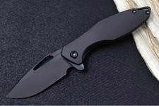 Koenig Mini Arius - Matte Black Handle - Matte Black Blade - Black Hardware picture