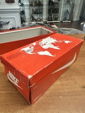 Used Vintage 1980's Nike Shoe Box World Map Beaverton, Oregon plus bottom picture