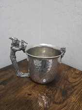 1989 Fellowship Foundry Wizard Dragon Pewter Mug Tankard Kevin O'Hare Fantasy picture