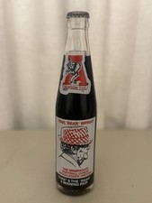 Vintage 1981 Paul Bear Bryant Alabama Crimson Tide Coca-Cola Bottle Unopened picture