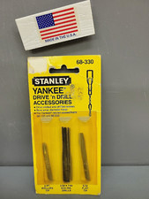 Stanley 68-330 Yankee Screwdriver Drill Bits Flat Phillips 133 233 135 USA NOS picture