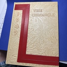 ALLIANCE HIGH SCHOOL OHIO Unmarked Yearbook Chronicle 1947 Book picture