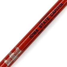 c1960s-70s Des Moines Iowa State Capitol Building Souvenir Jumbo Wood Pencil G13 picture