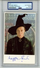 Maggie Smith ~ Signed Autographed Minerva McGonagall Harry Potter ~ PSA DNA picture