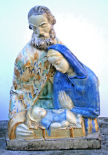 Mary, Joseph, & Jesus Figurine designed by Anton Lang (1875-1938) W. Germany picture